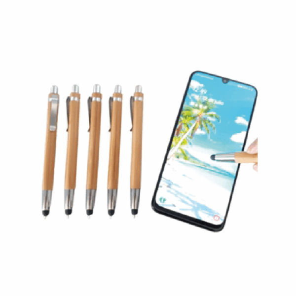 Lapicero Bambú con touch Eco-42